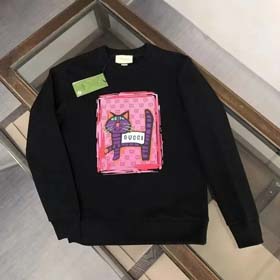 GUCCI long-sleeved trendy brand loose fashion popular couple men and women sweatshirt-2501  